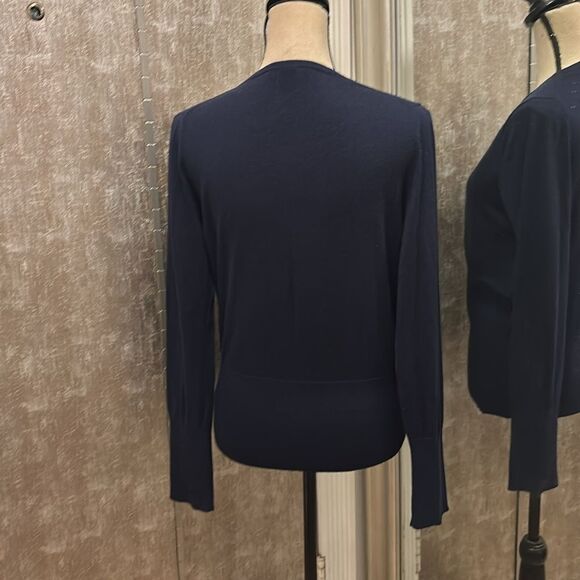 St.John woman’s Navy Cardigan, S - Picture 6 of 9
